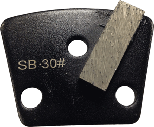 Soft Bond 30 Grit Single Segment Trapezoid Tooling - SB30-1S - Tooling